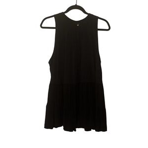 Free People Women's Black Sleeveless Top Size S